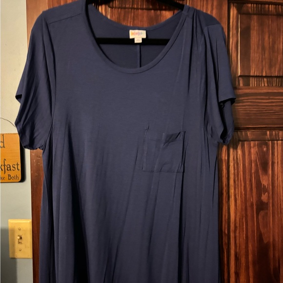 LuLaRoe Dresses & Skirts - LuLaRoe High Low Dress Navy Blue